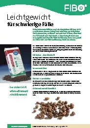 FIBOTHERM Hohlraumschüttung