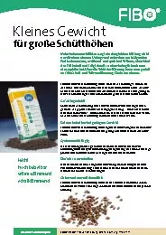 FIBOTHERM Trockenschüttung leicht