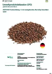 EPD FIBOTHERM Trockenschüttung 1-5 rund/gebrochen