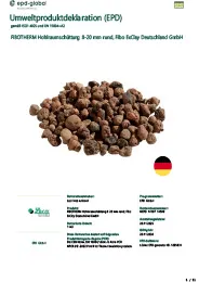 EPD FIBOTHERM Hohlraumschüttung 