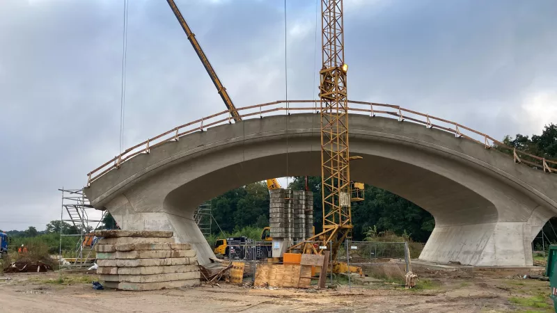 Fledermausbrücke - Brückenkörper