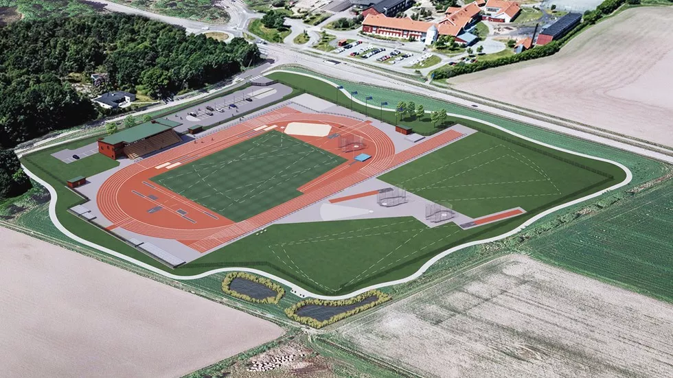 Illustration fertige Arena