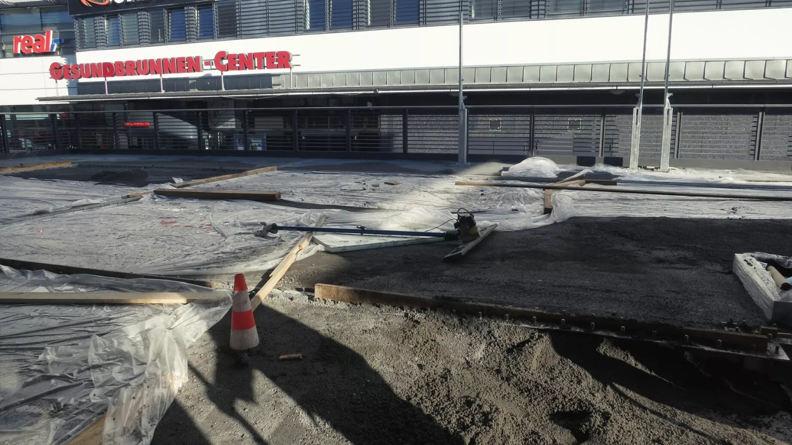 Trocknung Beton