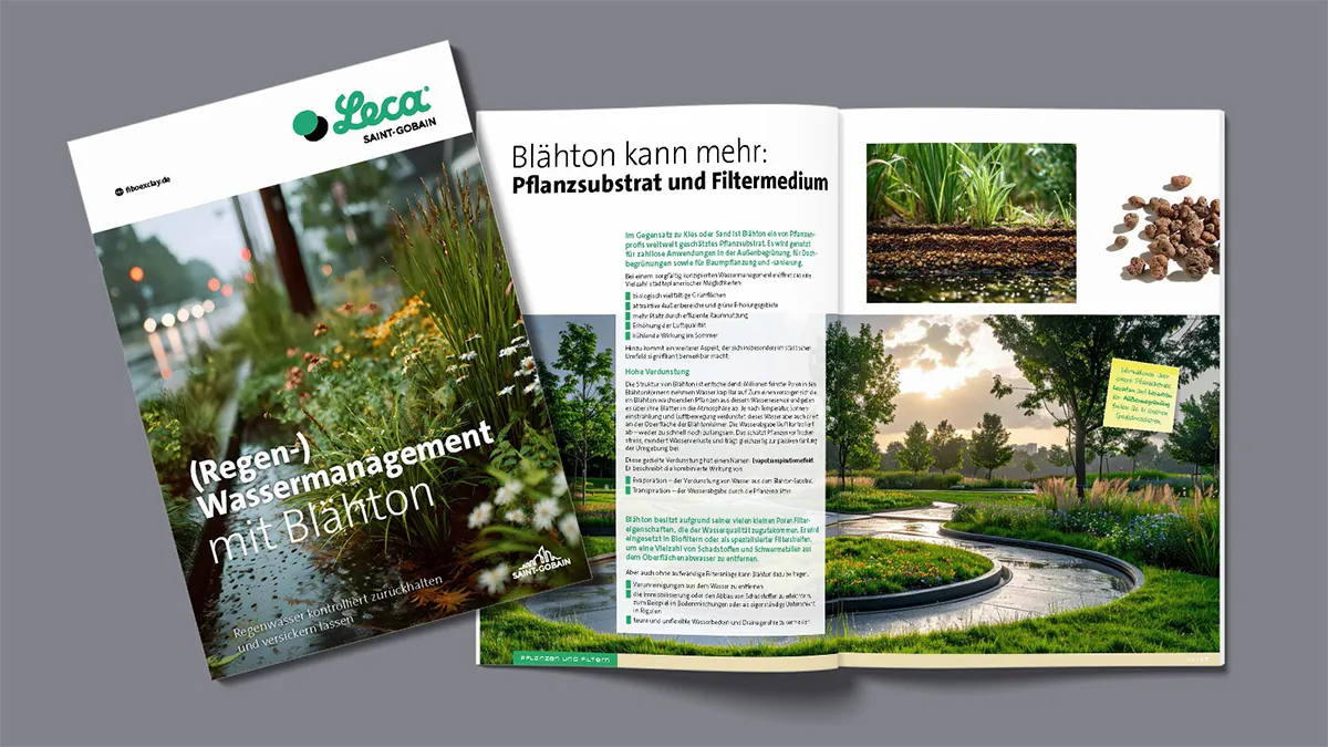Blähton im Regenwassermanagement