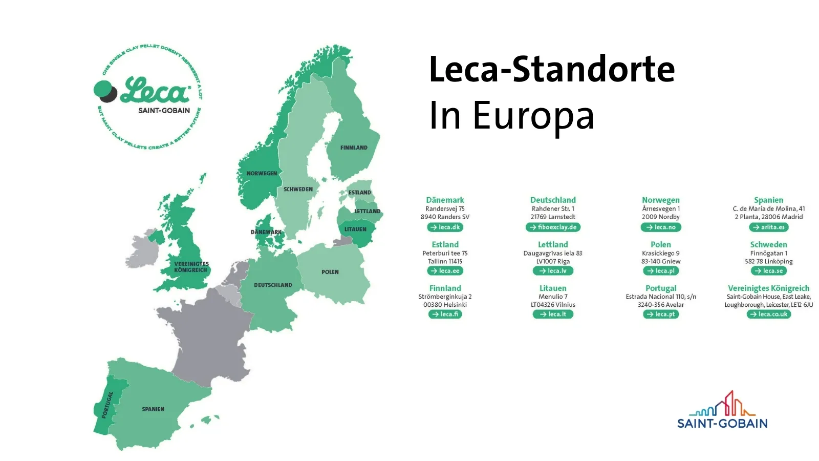 Leca-Standorte-Übersicht